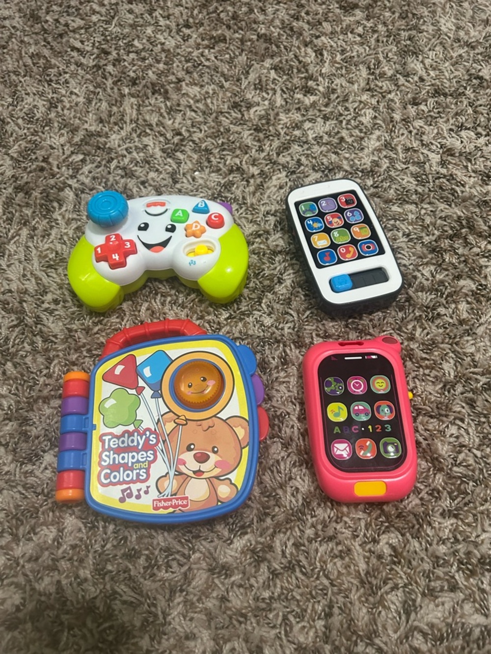 Fisher-Price Baby Toddler Kids Electronic Toys - Bundle of 4 Toys
